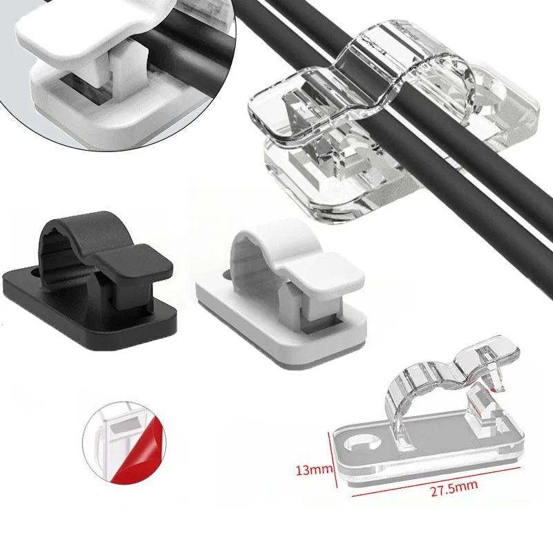 Desk Setup Cable Management - 10/50 шт., зажимы-органайзеры для кабелей, менеджер