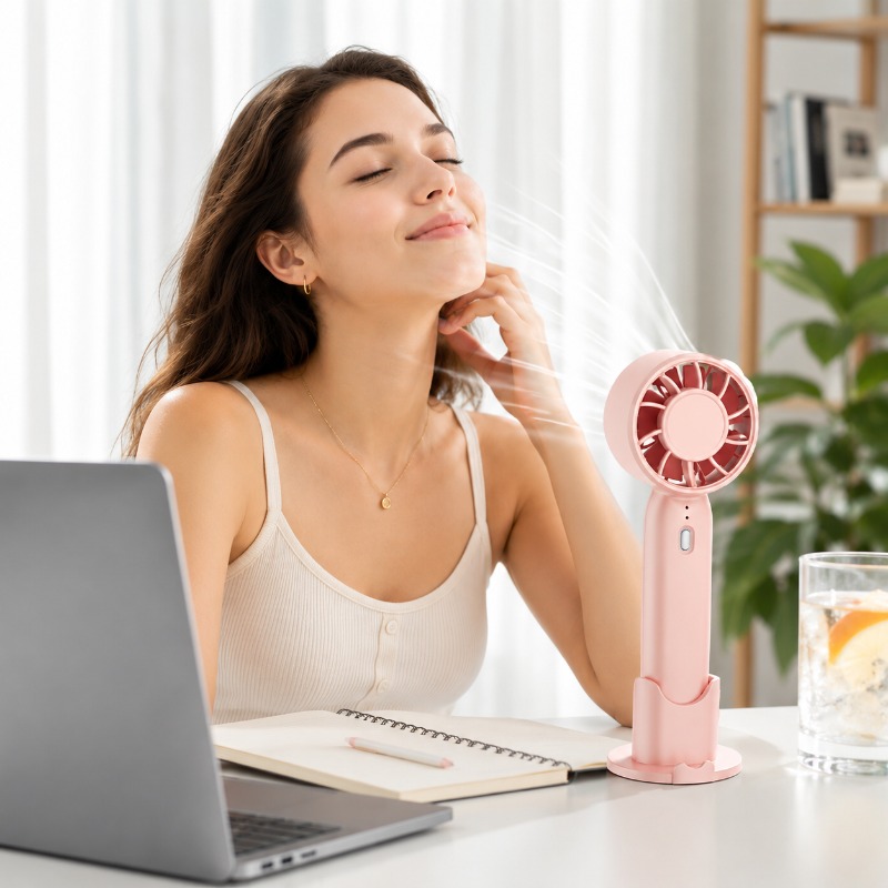 Fan Desk Small Usb - Ручной вентилятор, перезаряжаемый через USB, настольный