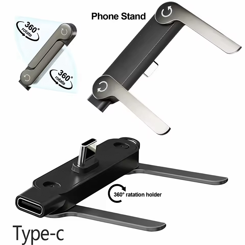 Desk Setup Stand - Плоский адаптер-кронштейн для зарядки телефона Type