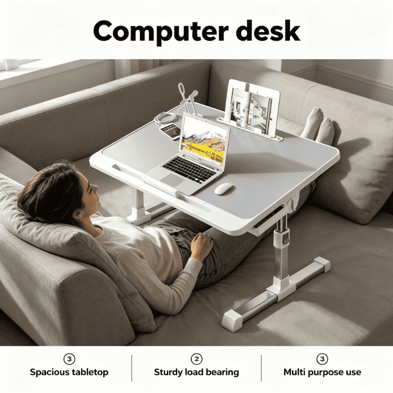 L Shaped Desk Setup - Компактный компьютерный стол для спальни и
