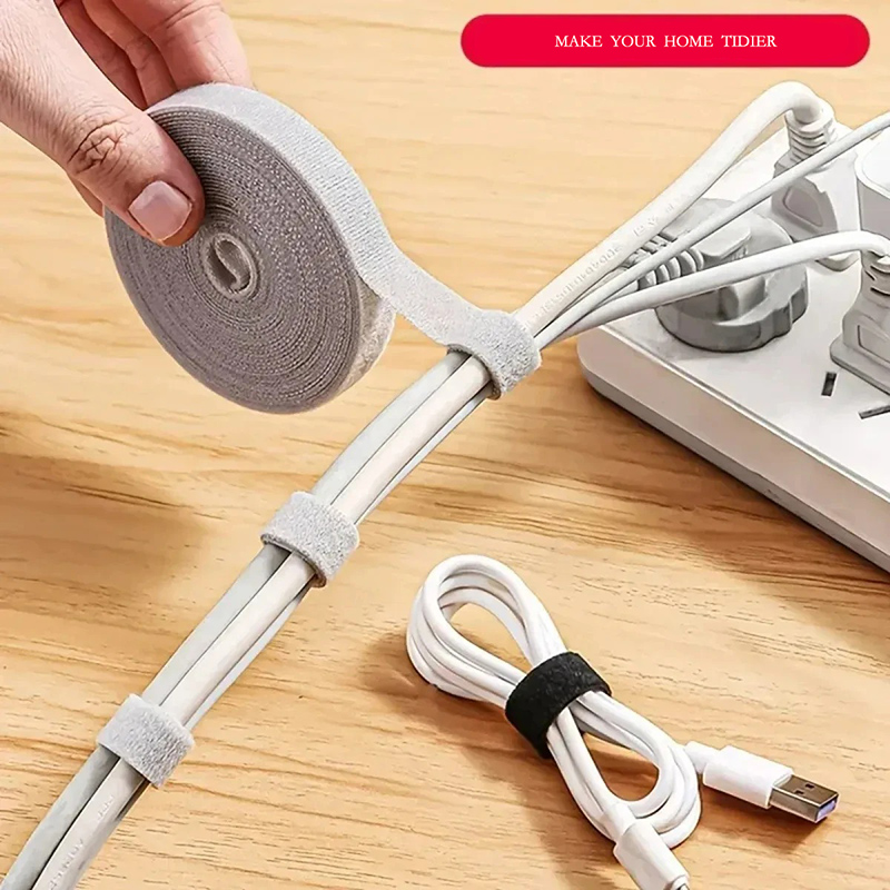 Desk Setup Cable Management - 3 м застежка-крючок и петля, органайзер
