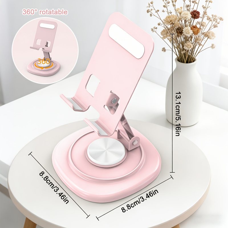 Desk Setup Stand - Настольная металлическая вращающаяся подставка для телефона