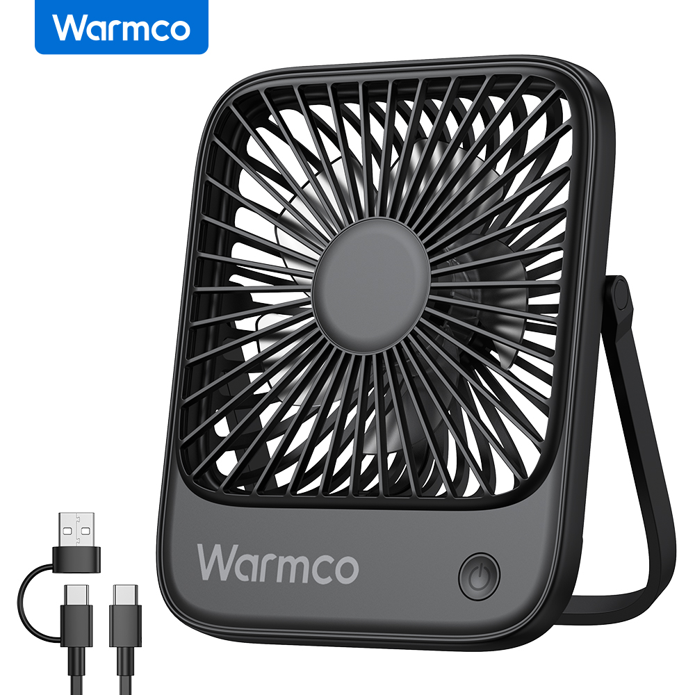 Fan Desk Small Usb - Мини-вентилятор Warmco USB Настольный вентилятор Портативный
