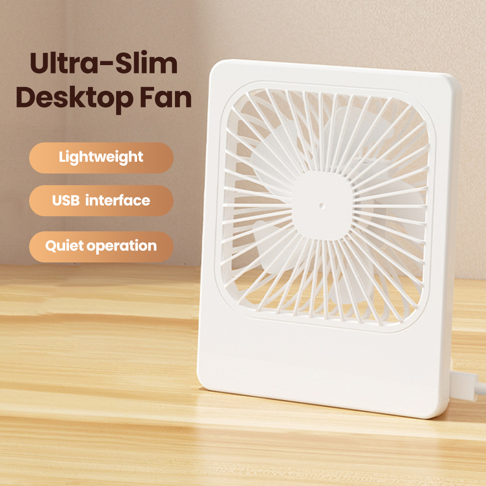 Fan Desk Small Usb - Мини-USB-вентилятор с 5 лопастями, настольный, бесшумный,