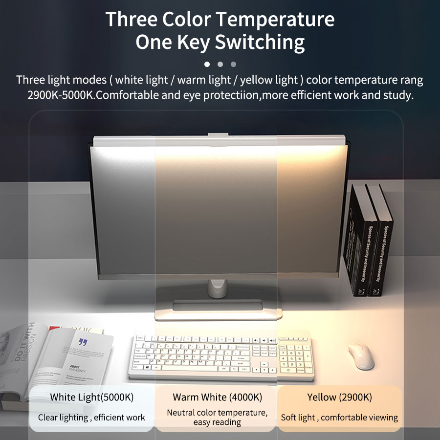 Светодиодная лампа-бар для мон – обзор и цена Desk Setup Modern