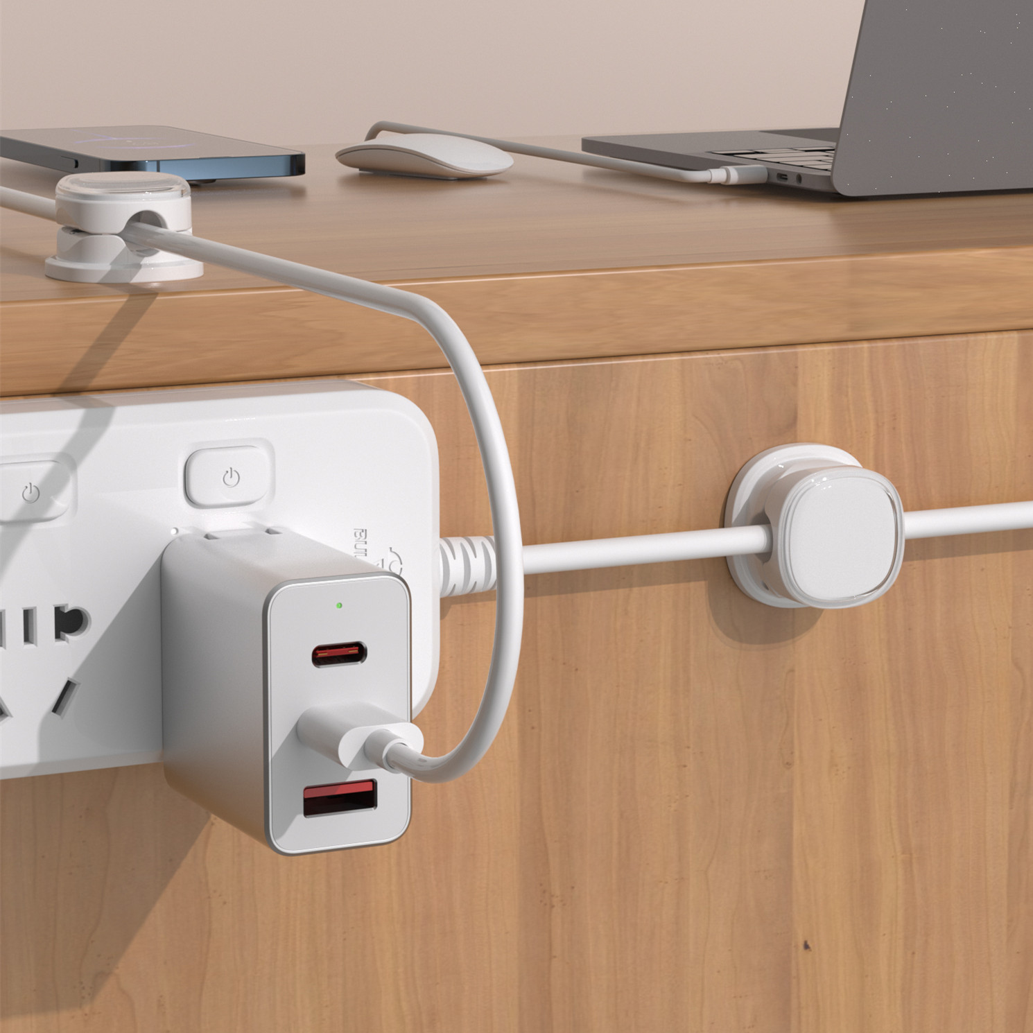3/6/8/12 шт. магнитные зажимы  – обзор и цена Desk Setup Cable Management