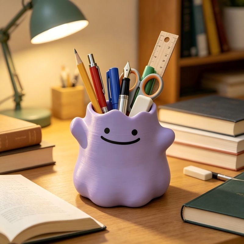 Подставка для ручек Pokemon Di – обзор и цена Desk Setup Organization