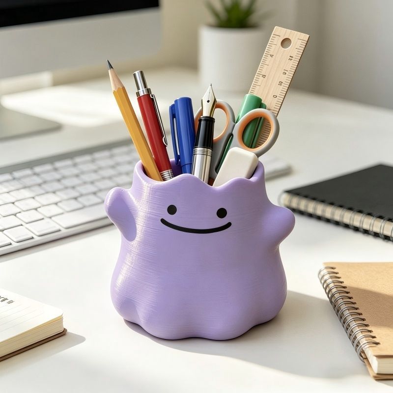 Подставка для ручек Pokemon Di – обзор и цена Desk Setup Organization