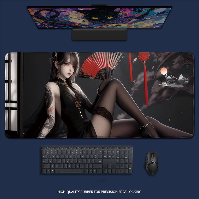 Игровой коврик для мыши и клав – обзор и цена Desk Setup Red