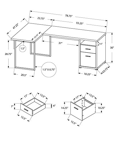 Компьютерный стол I 7257, для  – обзор и цена L Shaped Desk Setup