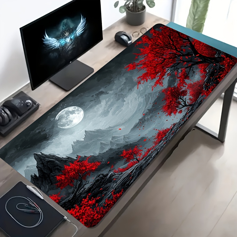 Игровой коврик для мыши Red Tr – обзор и цена Desk Setup Red