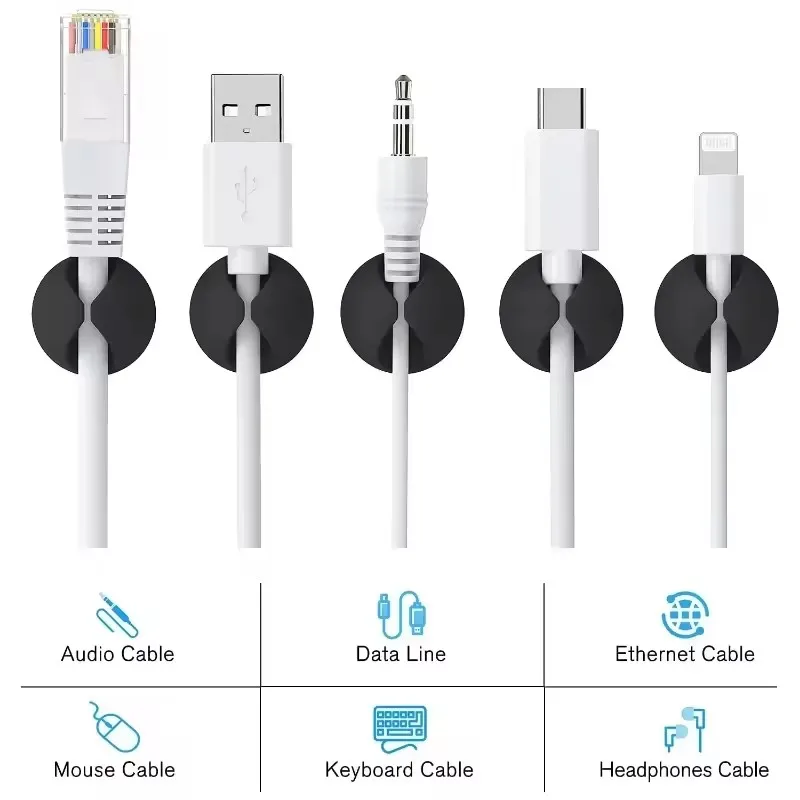 Зажимы для кабеля, держатель ш – обзор и цена Desk Setup Cable Management