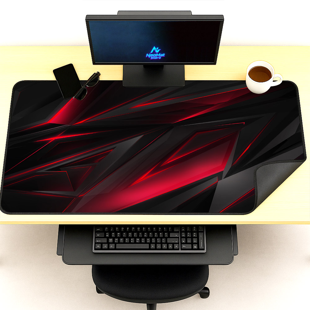 Xxxl Коврик для мыши Gamer Set – обзор и цена Desk Setup Red