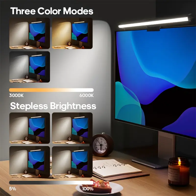 USB LED-лампа для стола, подве – обзор и цена Desk Setup Room