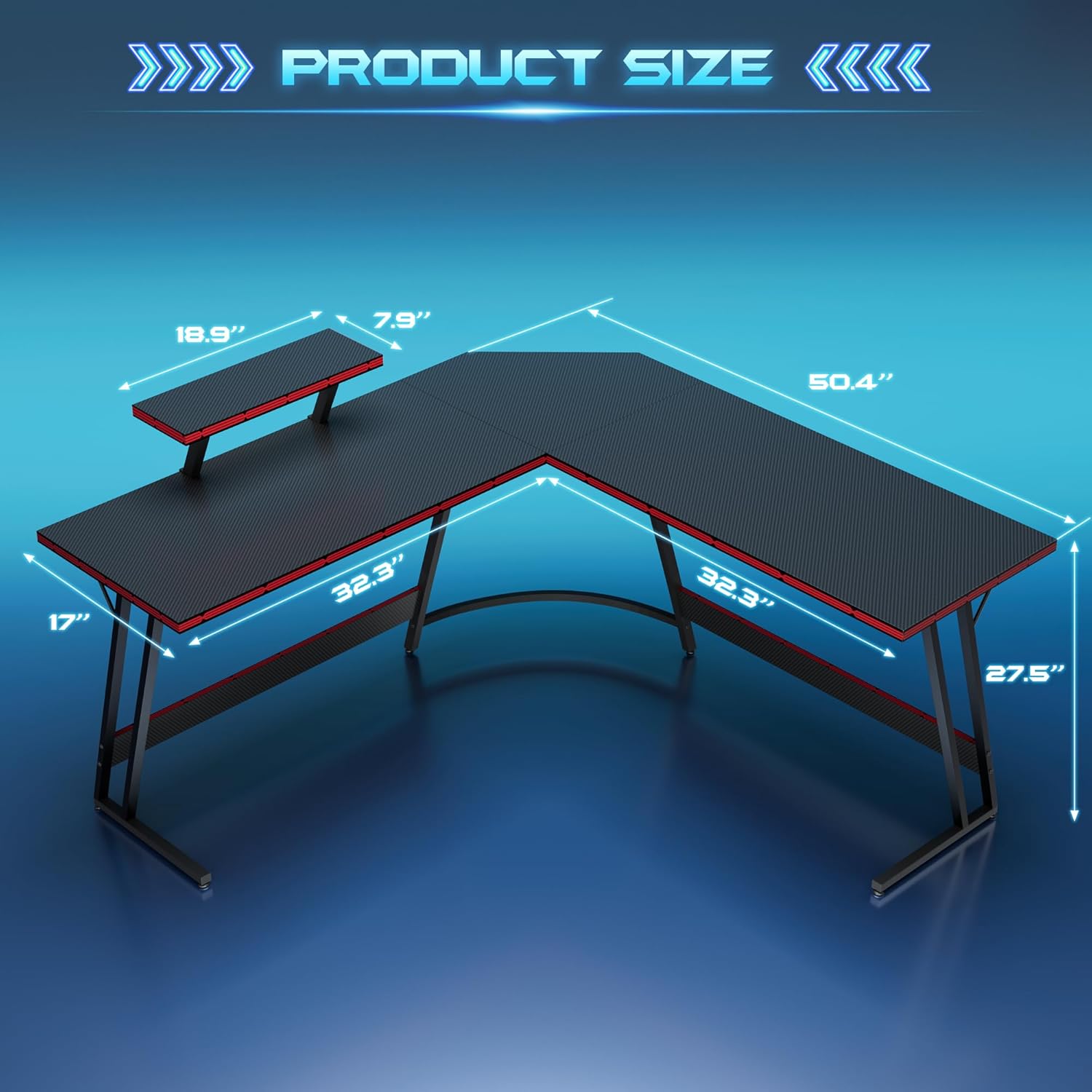 L-образный регулируемый игрово – обзор и цена L Shaped Desk Setup