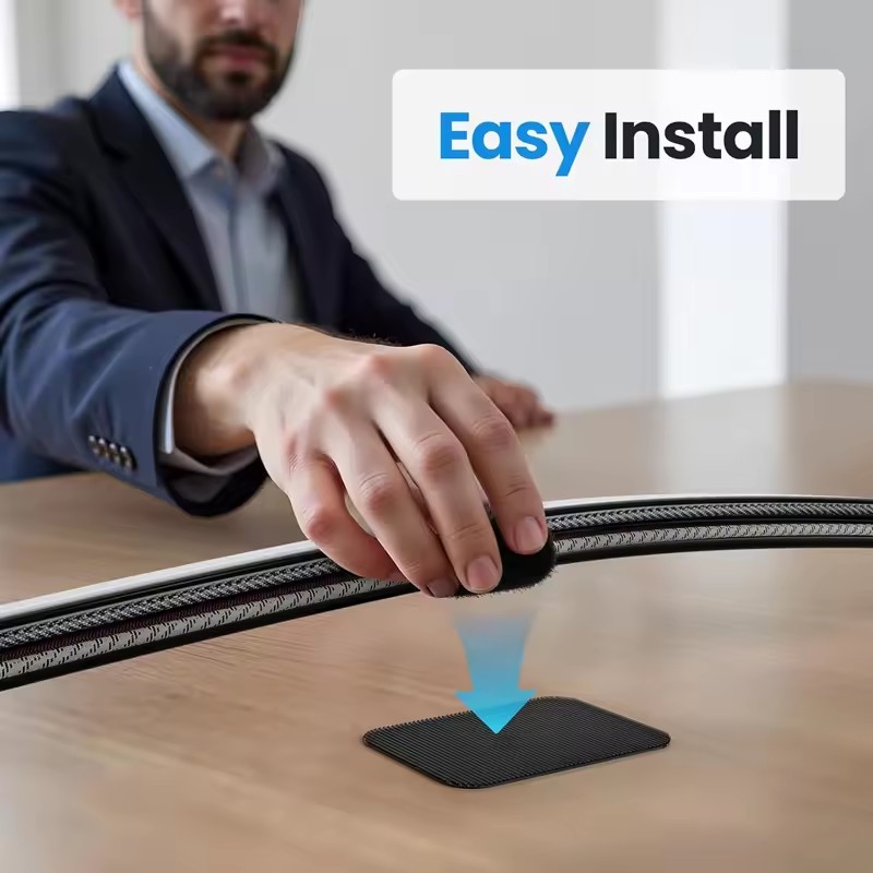 Клейкие кабельные стяжки для п – обзор и цена Desk Setup Cable Management