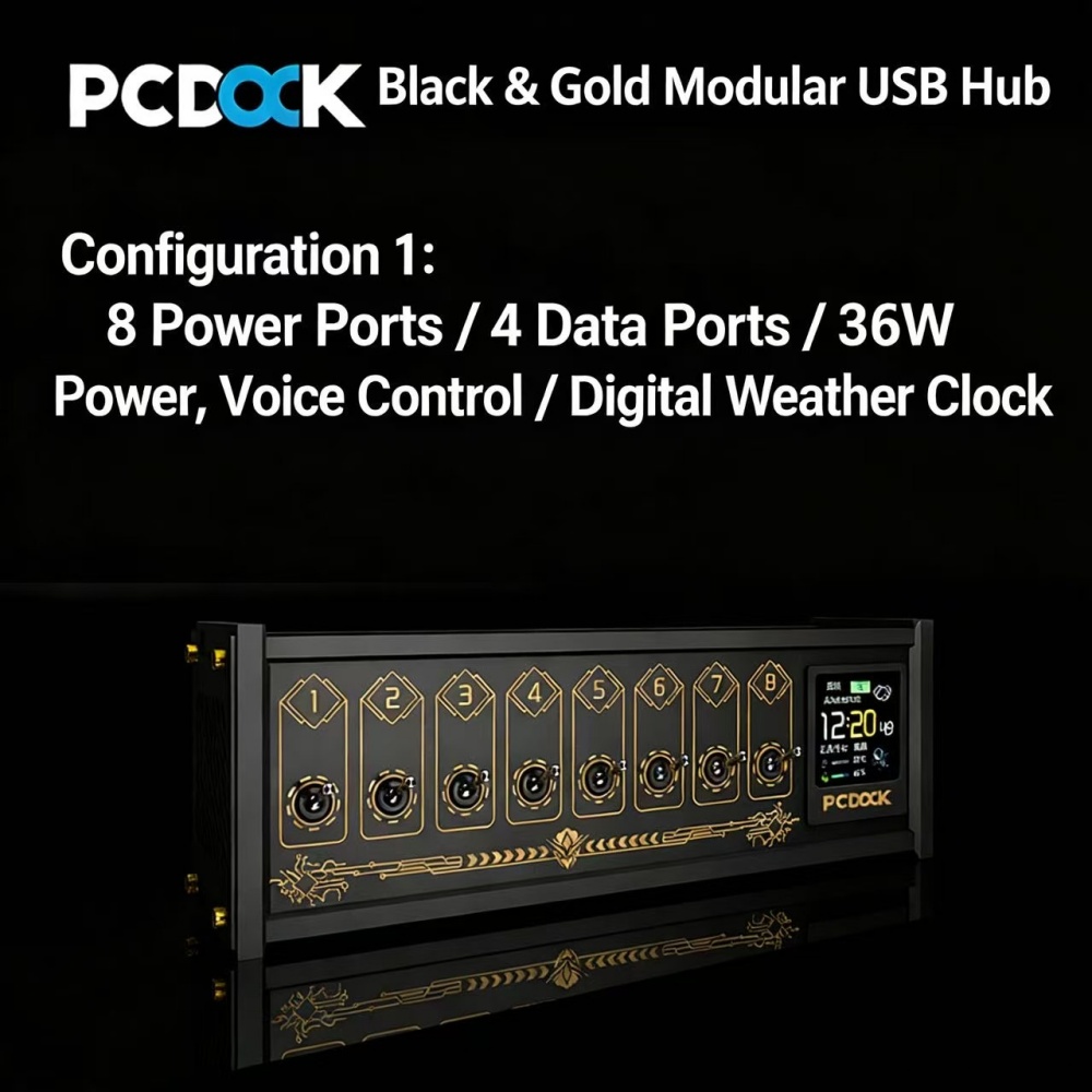 Блок-органайзер PCDOCK: USB-ра – обзор и цена Desk Setup Designer