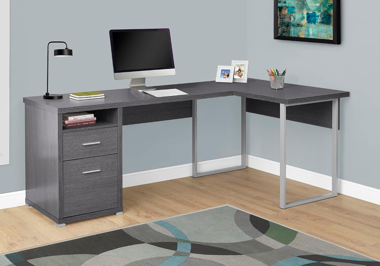 Компьютерный стол I 7257, для  – обзор и цена L Shaped Desk Setup