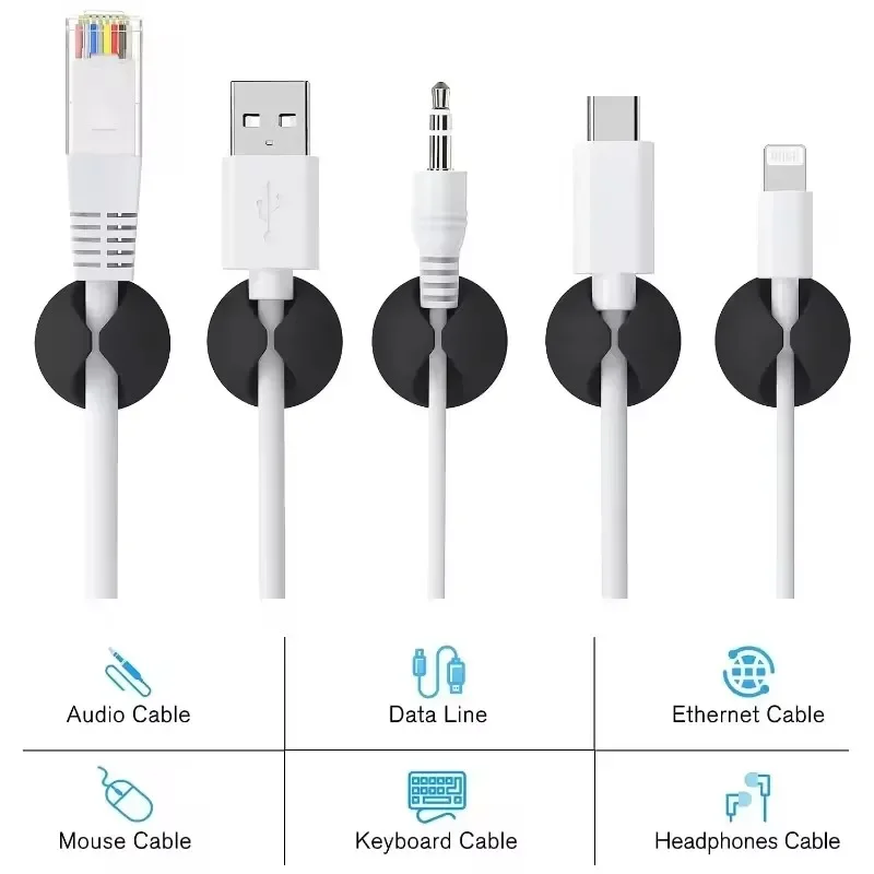 5/50 шт. настольные настенные  – обзор и цена Desk Setup Cable Management