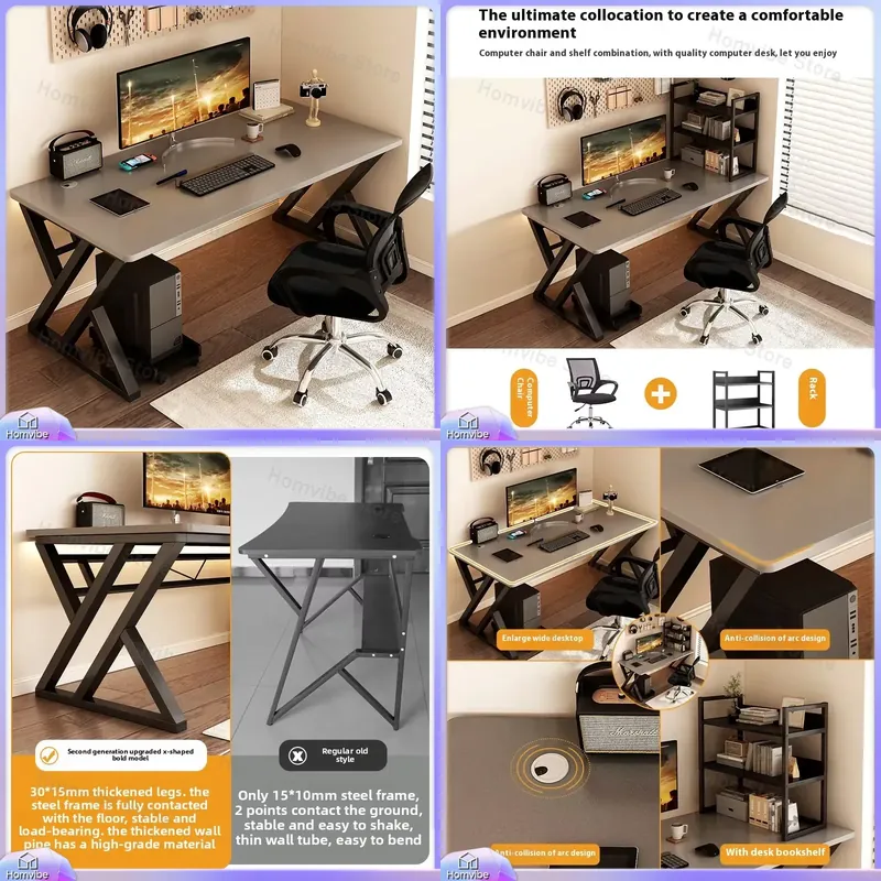 Современный деревянный компьют – обзор и цена L Shaped Desk Setup