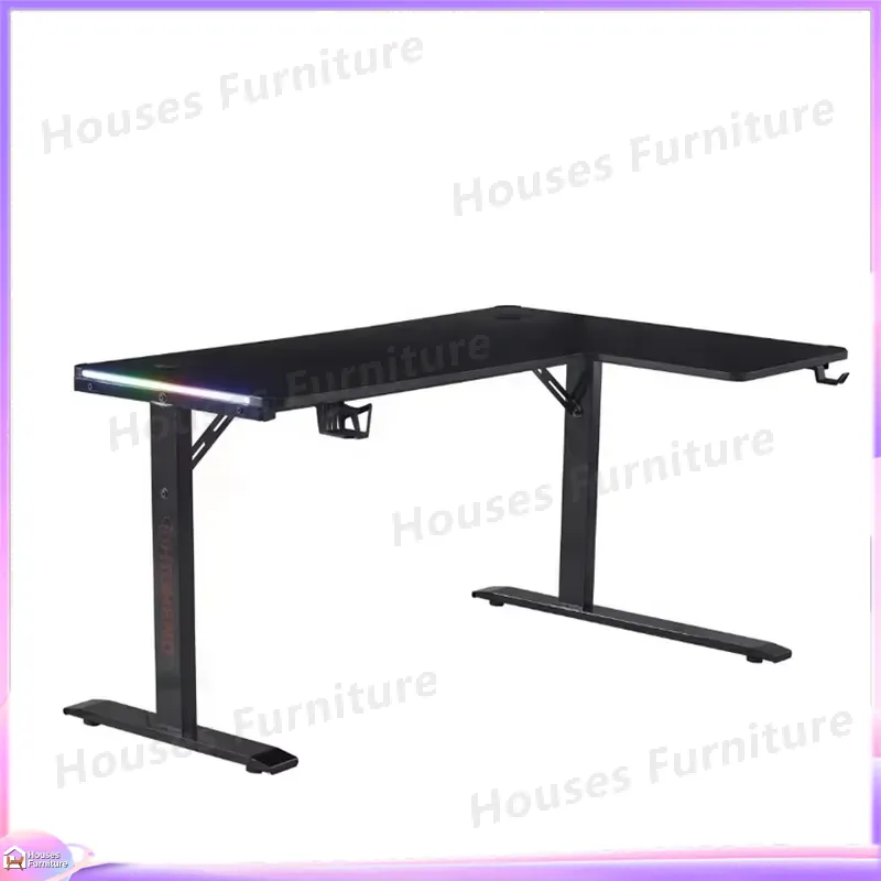 Большой игровой стол 160 см с  – обзор и цена L Shaped Desk Setup