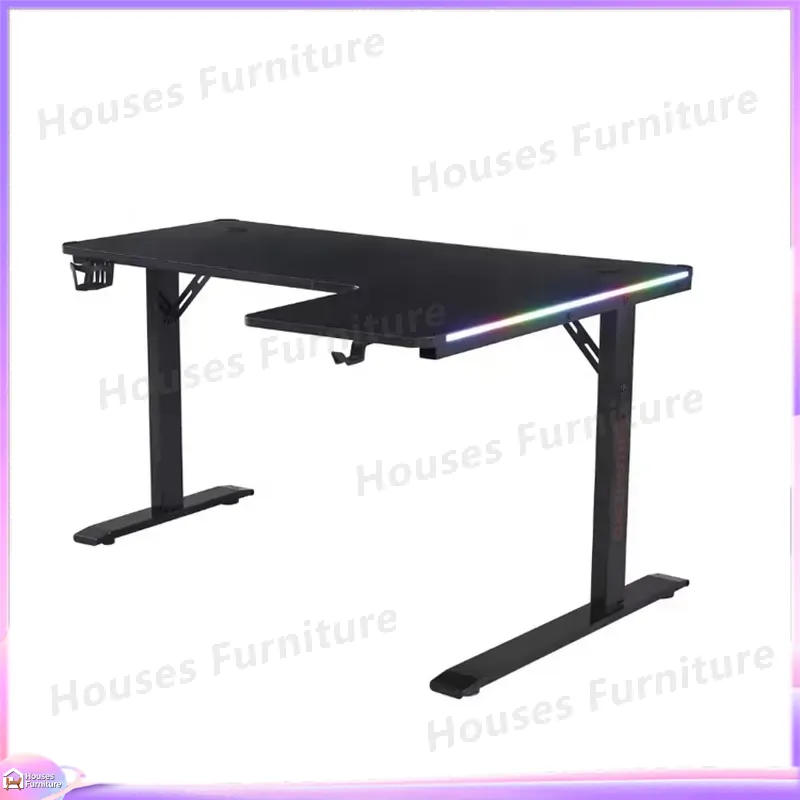 Большой игровой стол 160 см с  – обзор и цена L Shaped Desk Setup