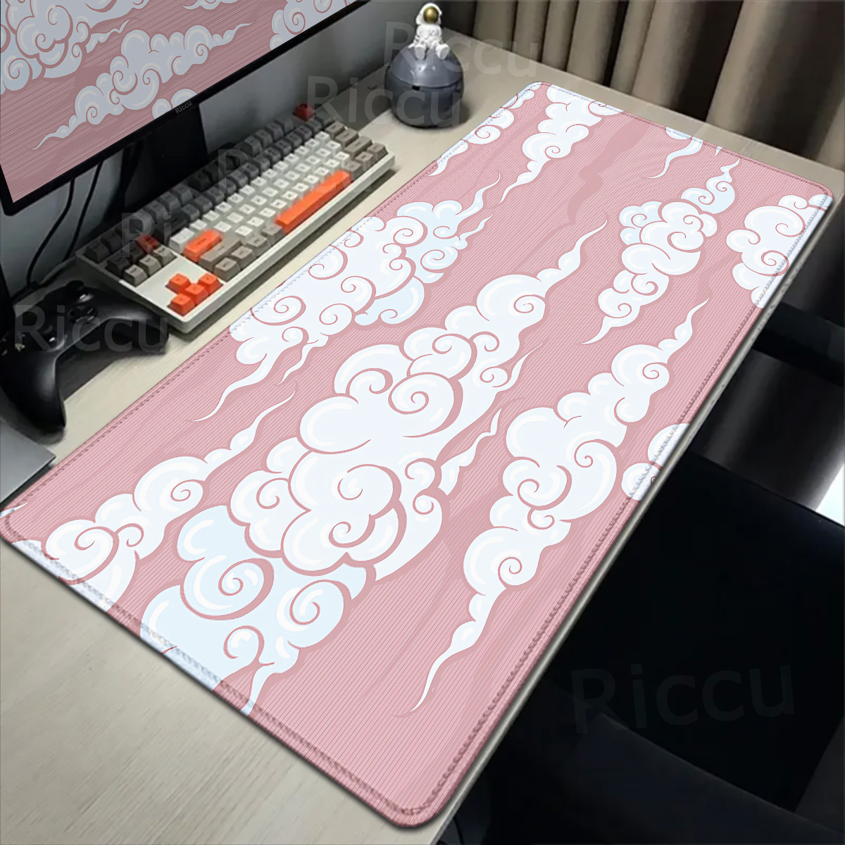 Большой коврик для мыши Red Cl – обзор и цена Desk Setup Red