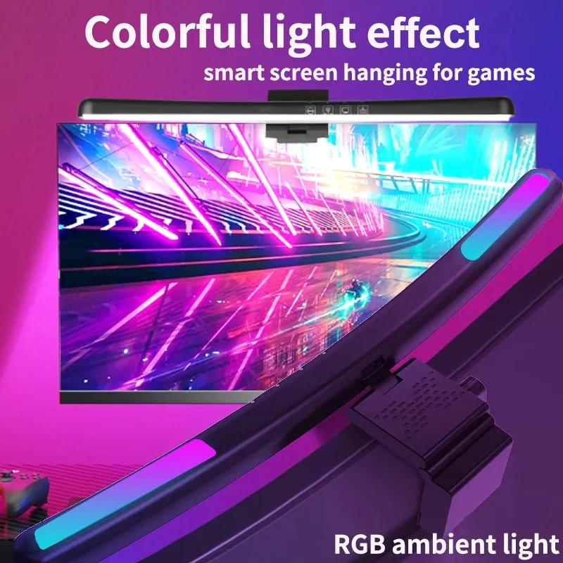 Светодиодная RGB-лампа для мон – обзор и цена Desk Setup Modern